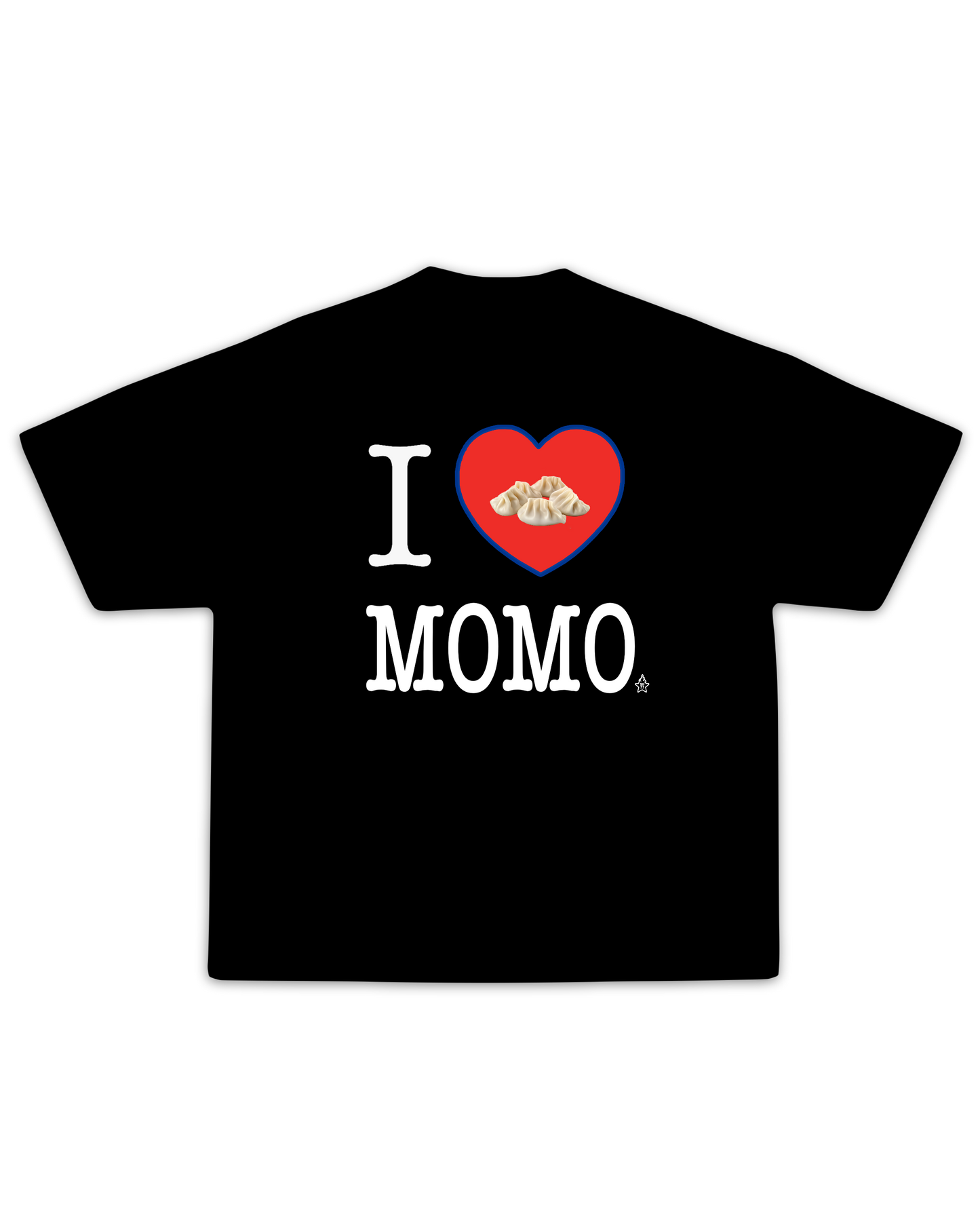 I LOVE MOMO TEE (Black)